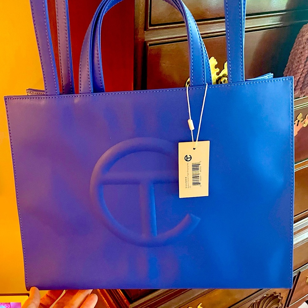 Telfar Bold Blue Tote Bag
